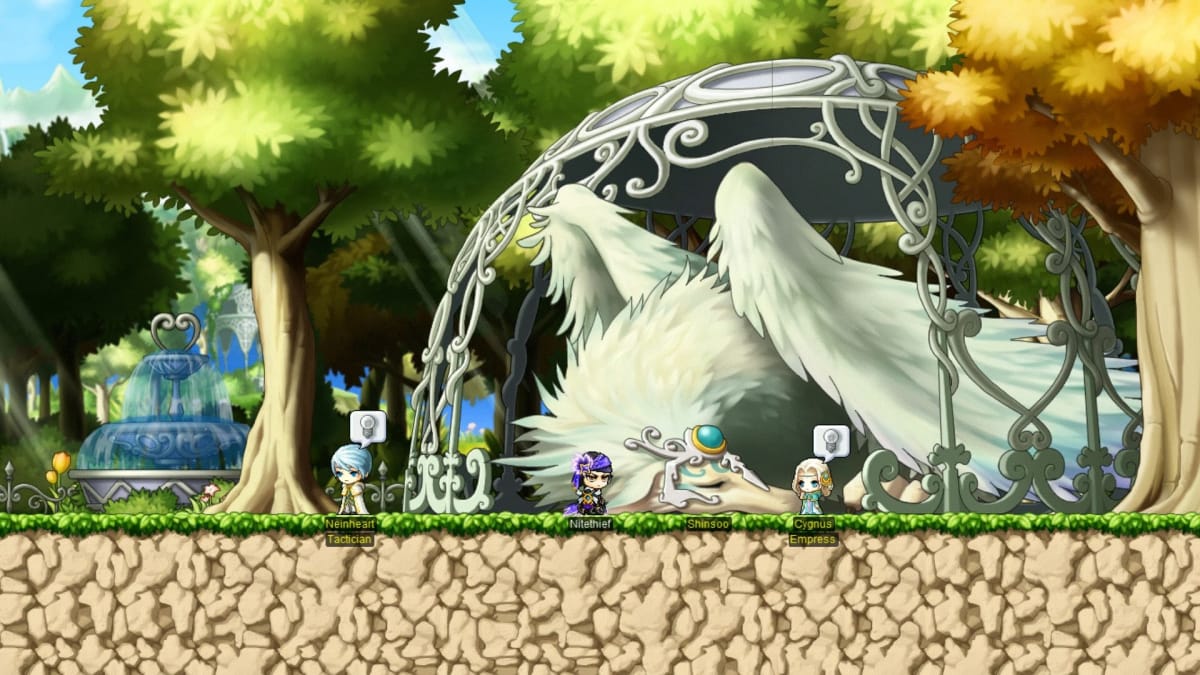 A screenshot from MapleStory