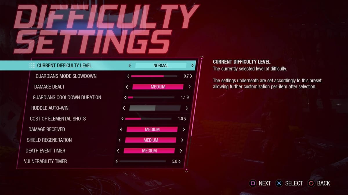 marvels guardians of the galaxy review accessibility options