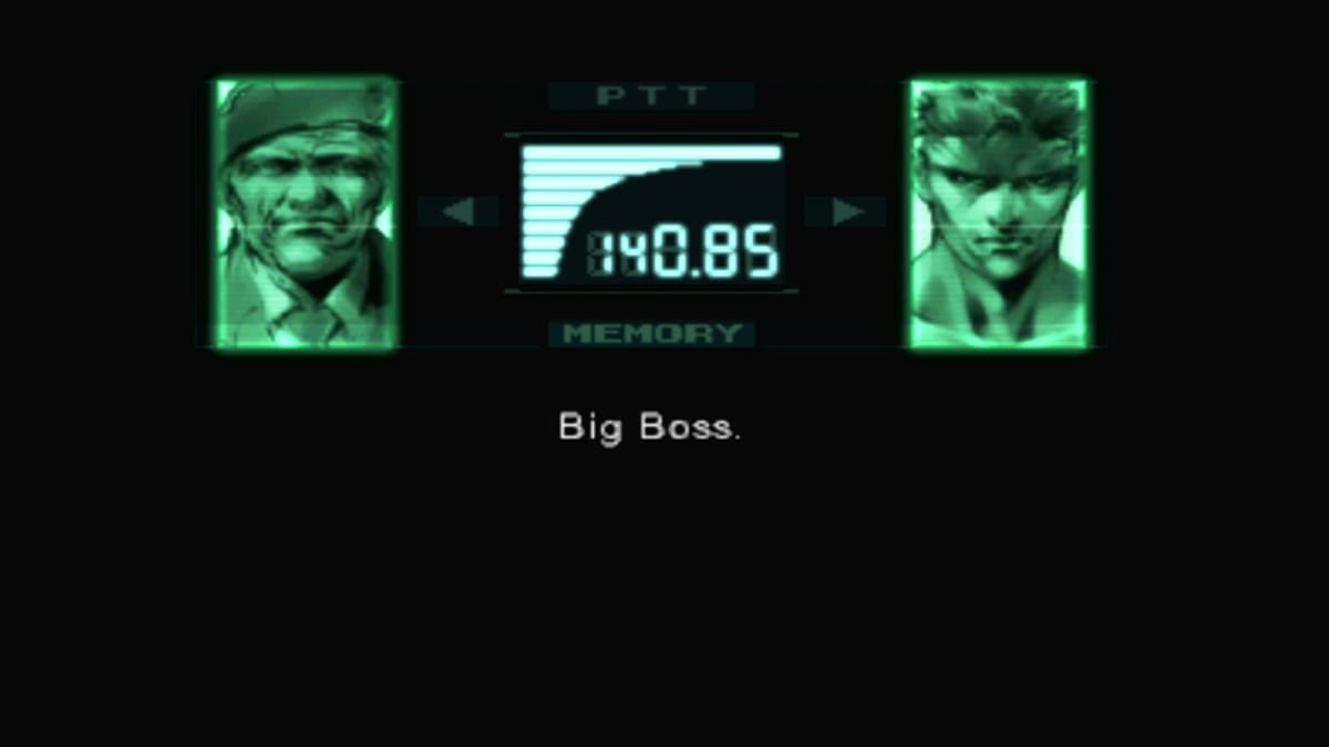 The Metal Gear Solid Codec can be seen