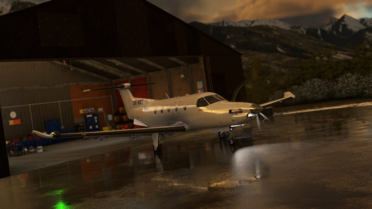 Microsoft Flight Simulato Pilatus PC-12 by SimWorks Studios