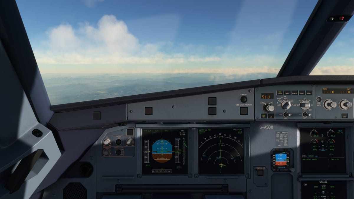 Microsoft Flight Simulator Airbus A320neo v2 by iniBuilds (flight deck)