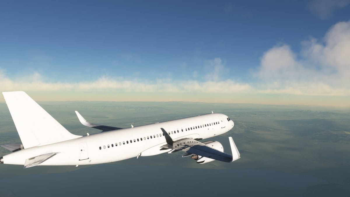 Microsoft Flight Simulator Airbus A320neo v2 by iniBuilds (exterior in white livery)