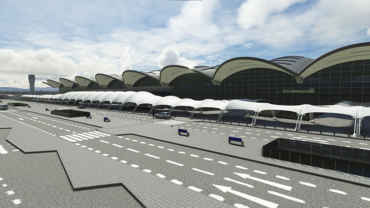 Microsoft Flight Simulator Algiers Airport Terminal 
