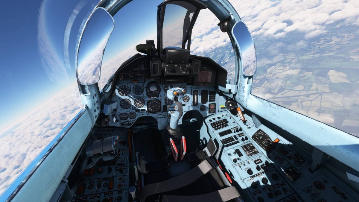 Microsoft Flight Simulator Su-27 Flanker Cockpit