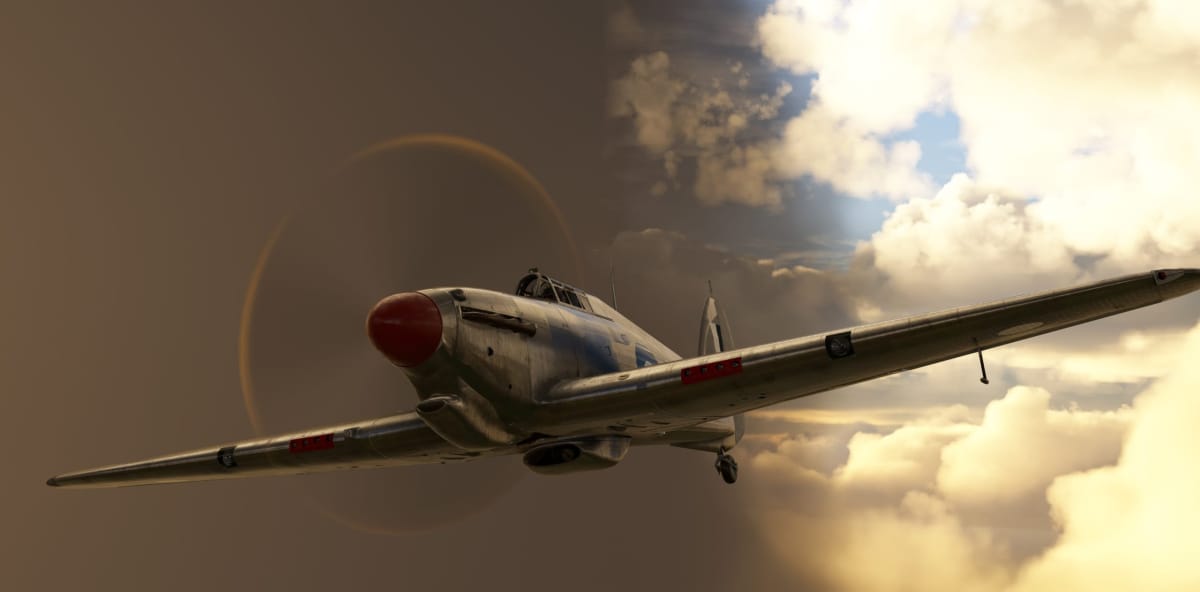 Microsoft Flight Simulator Hawker Hurricane Tropical 