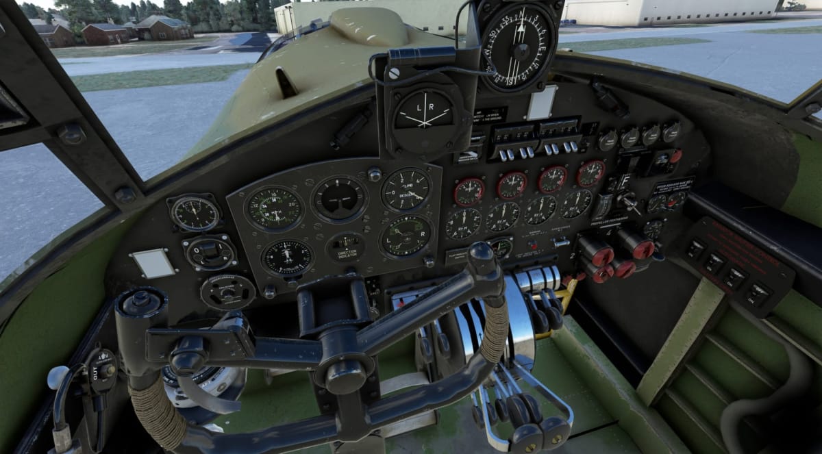 Microsoft Flight Simulator Lancaster Cockpit