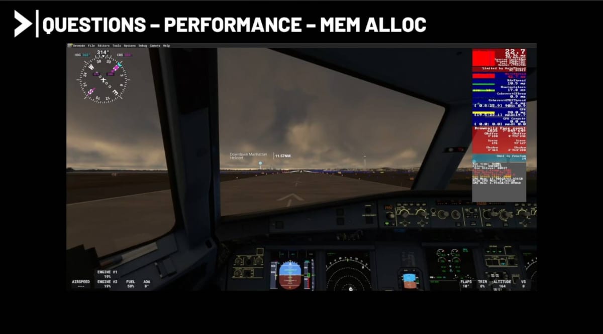 Microsoft Flight Simulator Memory Optimization