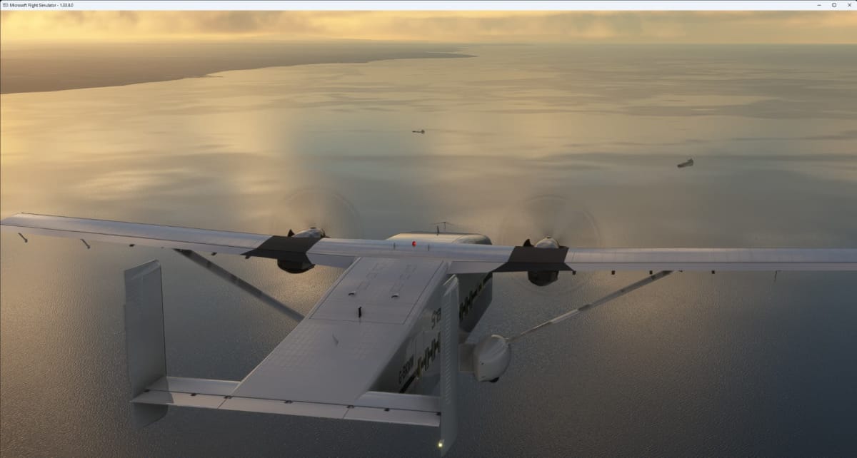 The Short Sherpa in Microsoft Flight Simulator