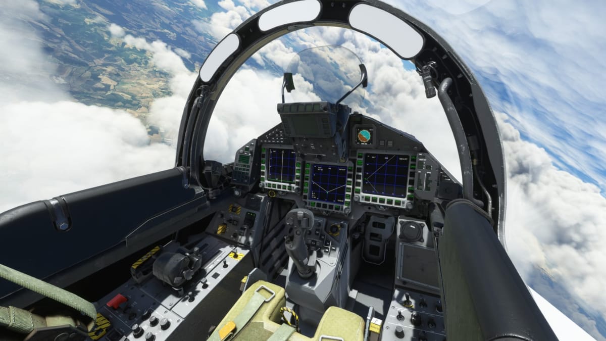 Microsoft Flight Simulator Eurofighter Typhoon Cockpit