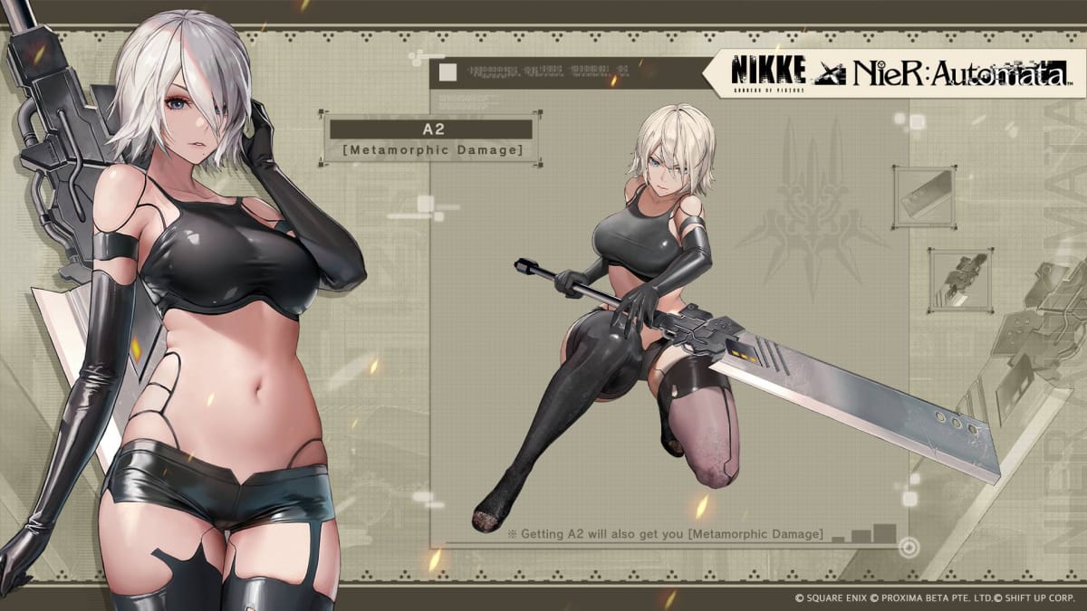 NieR Automata A2 Costume in Goddess of Victory Nikke