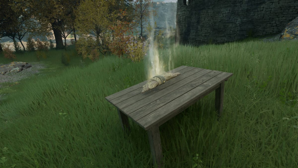 Nightingale Resources Guide - Hide on a Table in a Forest Biome