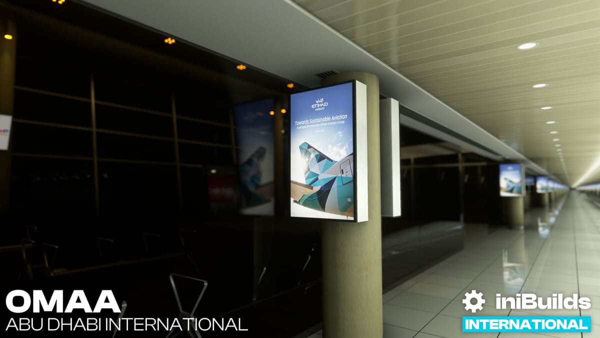 Microsoft Flight Simulator アブダビ空港