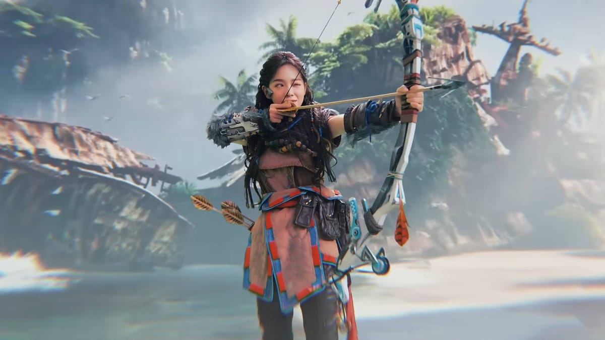 Kim Sejeong as Aloy in PLayStation Ad