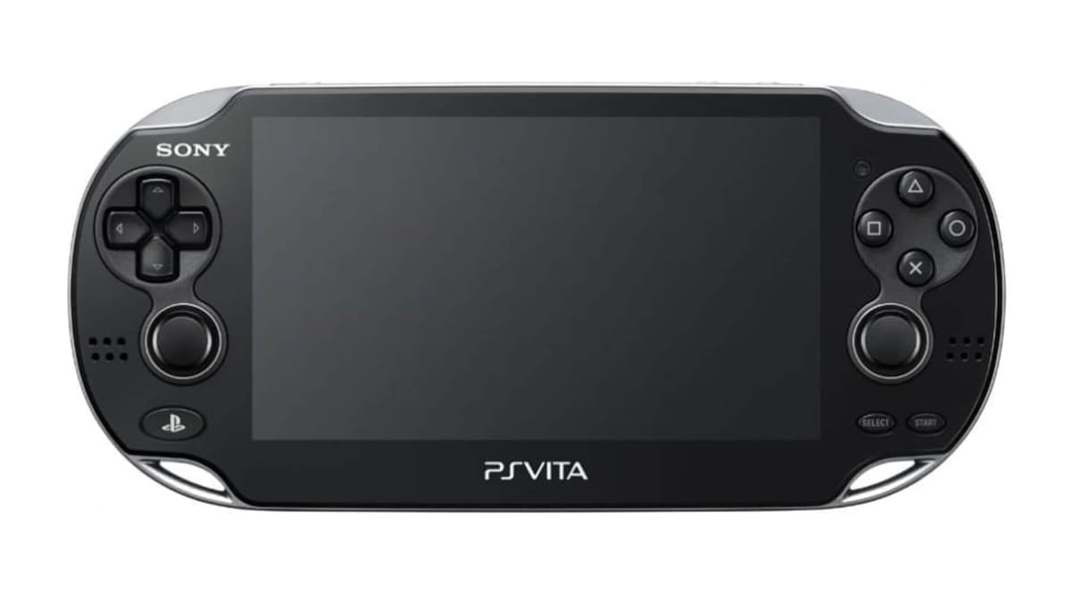 The standard PlayStation Vita model against a white background