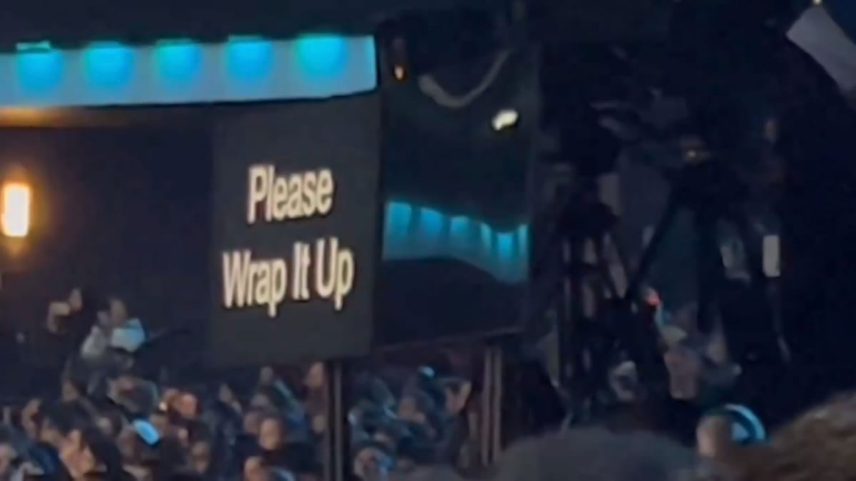 Wrap it Up Teleprompter at The Game Awards