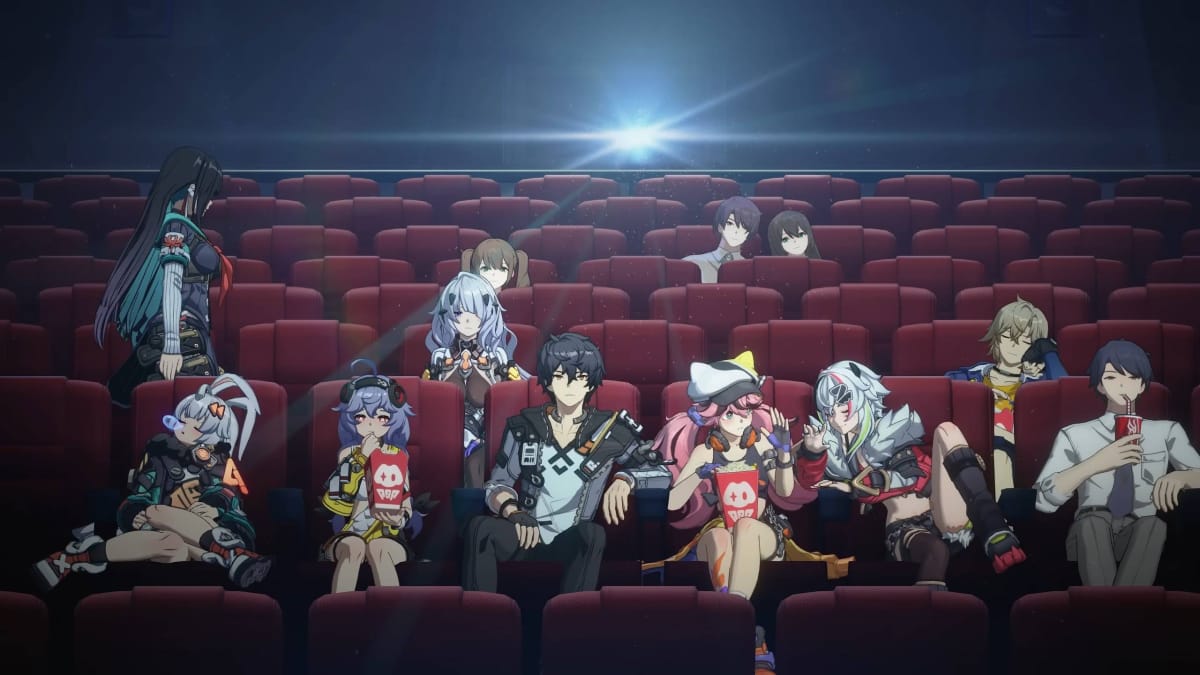 Project Mugen Characters at the Movie Theater