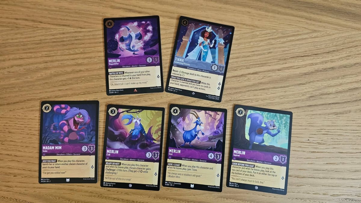 Our choice cards from the Rise of the Floodborn Amethyst and Steel starter deck.