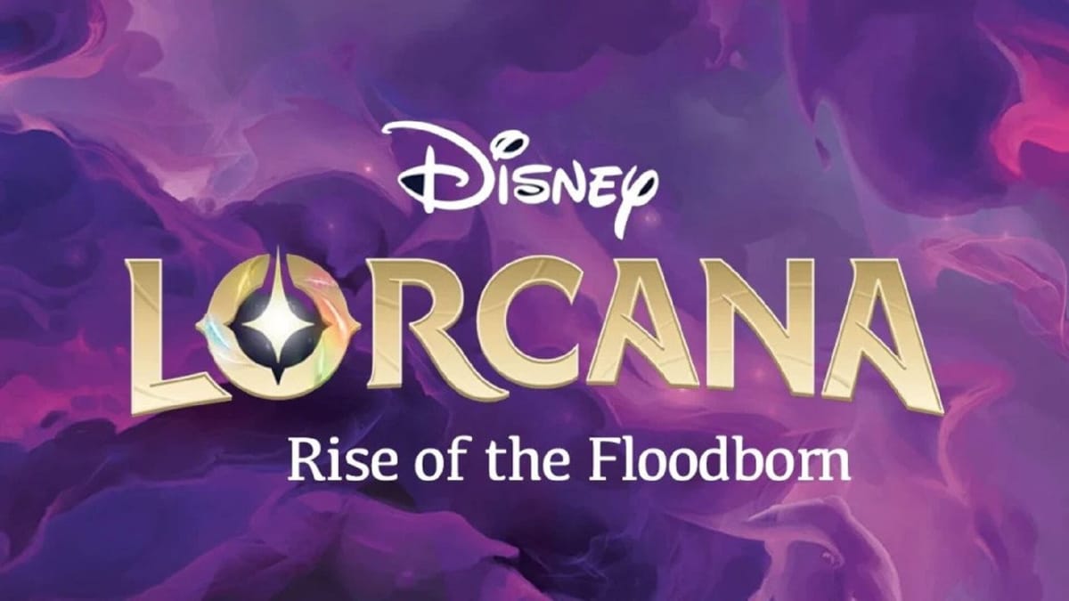 Disney Lorcana Rise of the Floodborn logo.