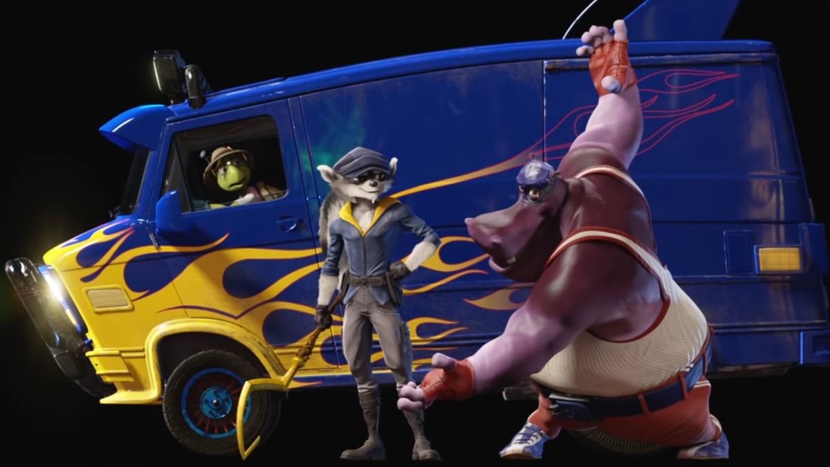 Sly, Bentley, and Murray in the canceled Sly Cooper movie