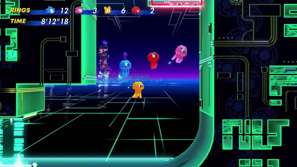 sonic superstars octopus in cyber station