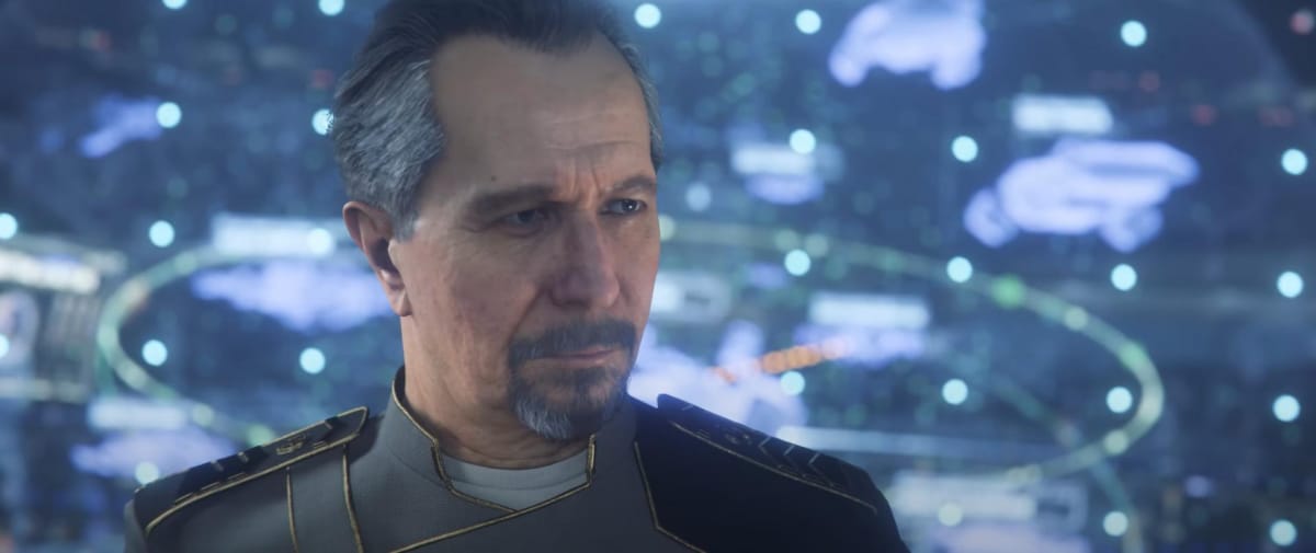 Gary Oldman starring in Star Citizen's single-player campaign, Squadron 42