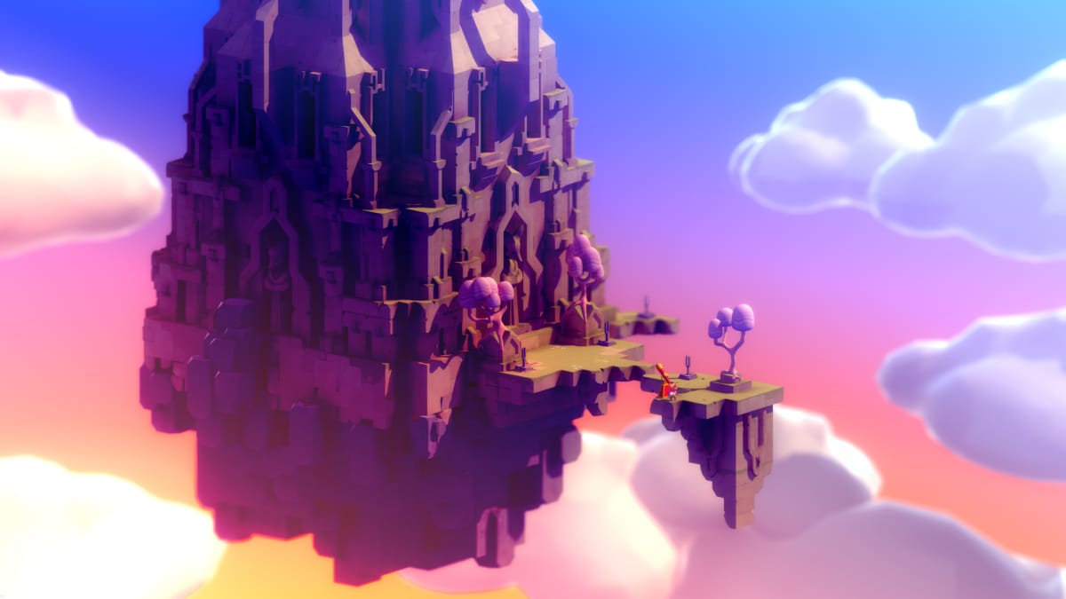 One of the environments in Tunic