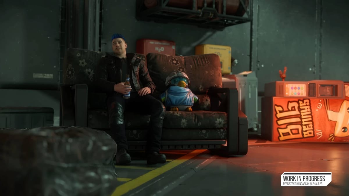 Star Citizen - Hanging Out in Personal Hangar
