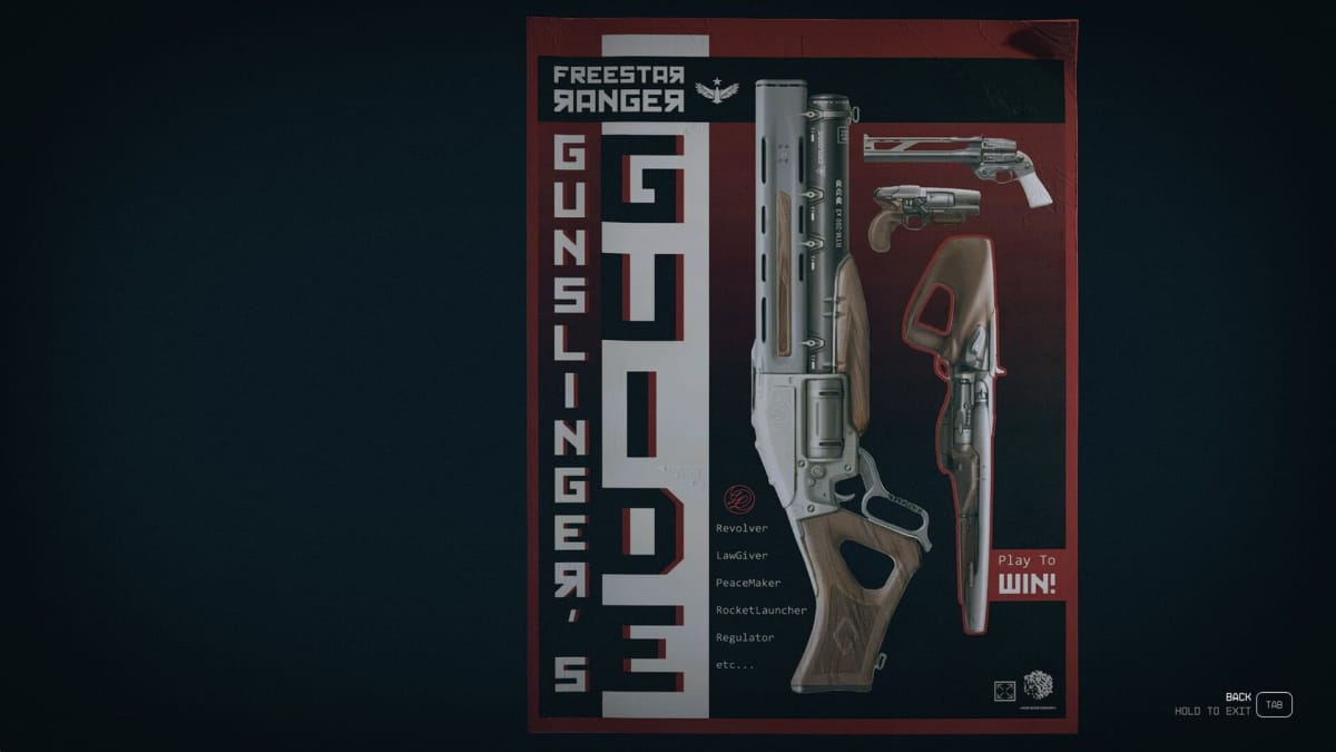 Issue of Gunslingers Guide in Starfield