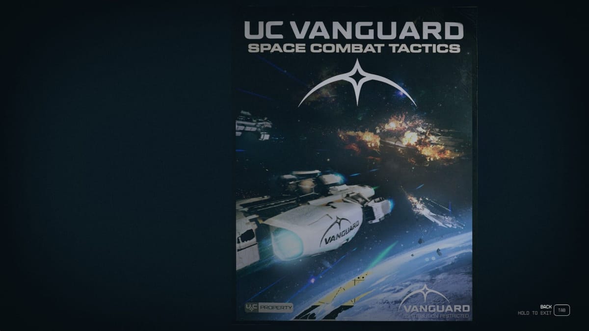 Issue of Vanguard Space Tactics in Starfield