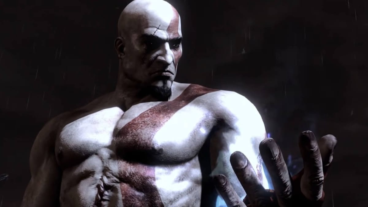 Kratos looking moody in God of War 3, a project on which Giant Skull's Stig Asmussen worked