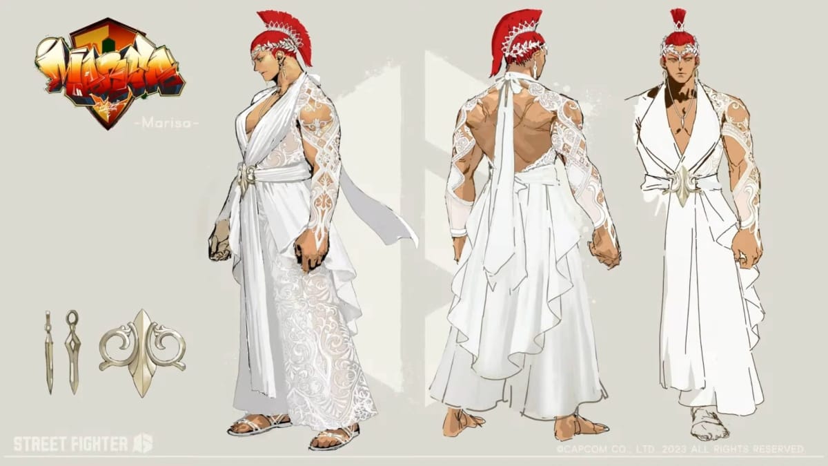 Street Fighter 6 Marisa Wedding Dress