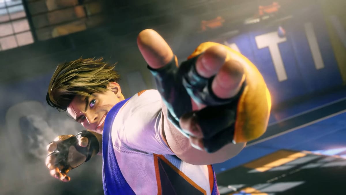 Luke striking a pose for the camera in Street Fighter 6