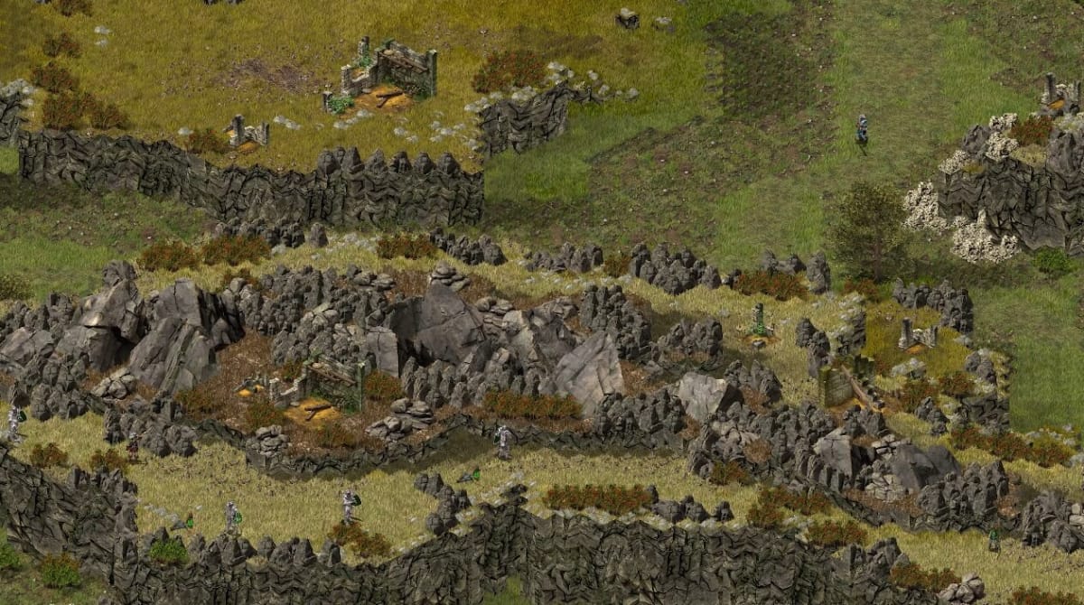 A look at the terrain in Stronghold: Definitive Edition with its new visuals.
