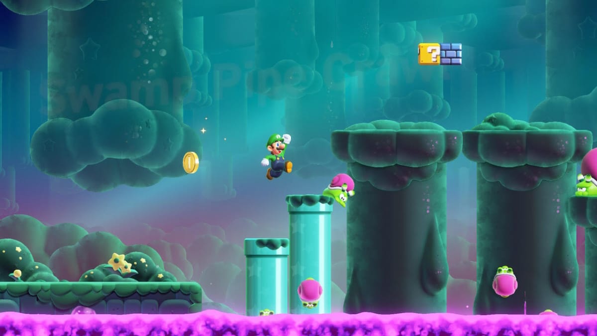 The new visuals and art style for Super Mario Bros. Wonder.
