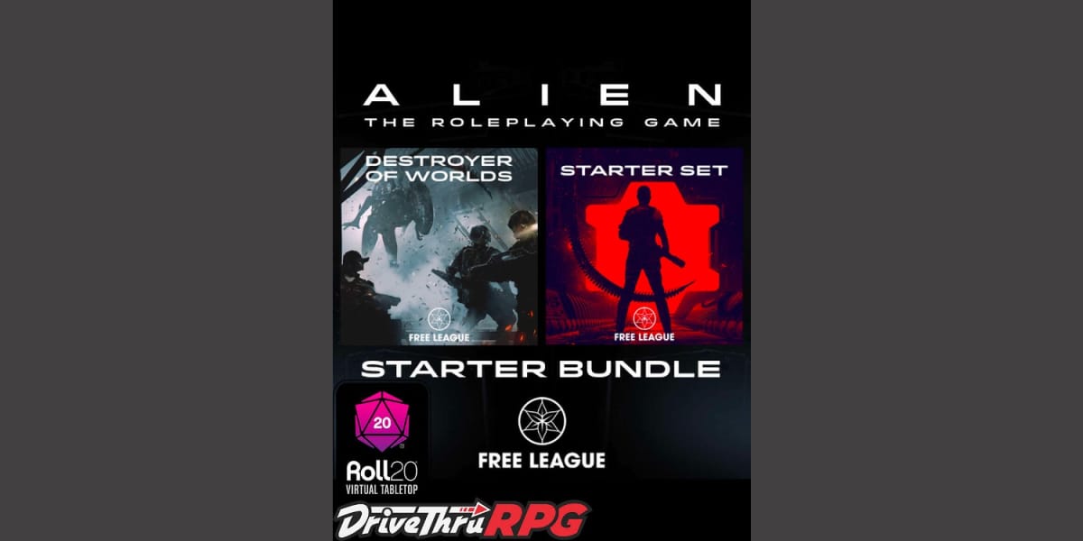 An image from our Tabletop Holiday Gift Guide Showing an Alien RPG bundle
