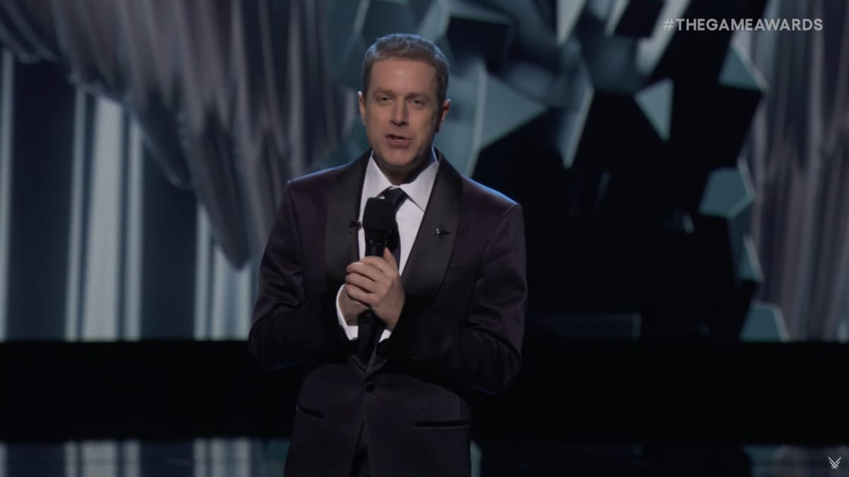 Geoff Keighley presenting the 2023 Game Awards