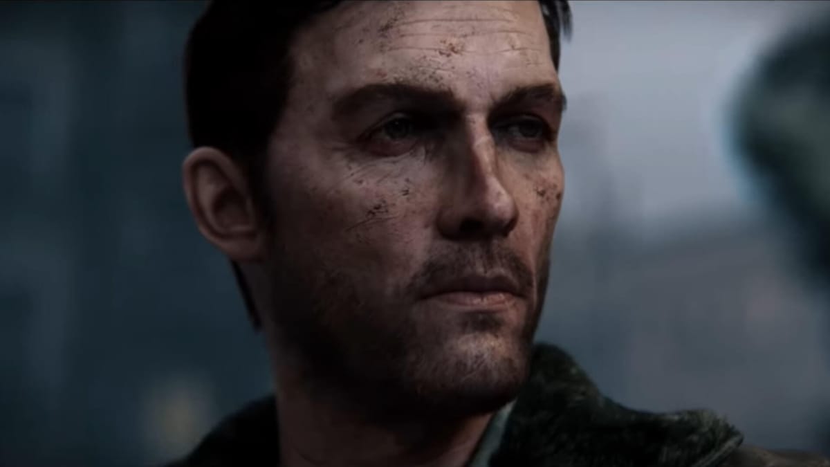 Another close-up of Charles Reed in The Sinking City