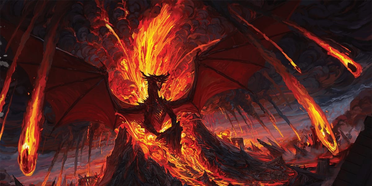 Artwork depicting Thordak from Critical Role's Tal'Dorei Campaign Reborn on D&D Beyond