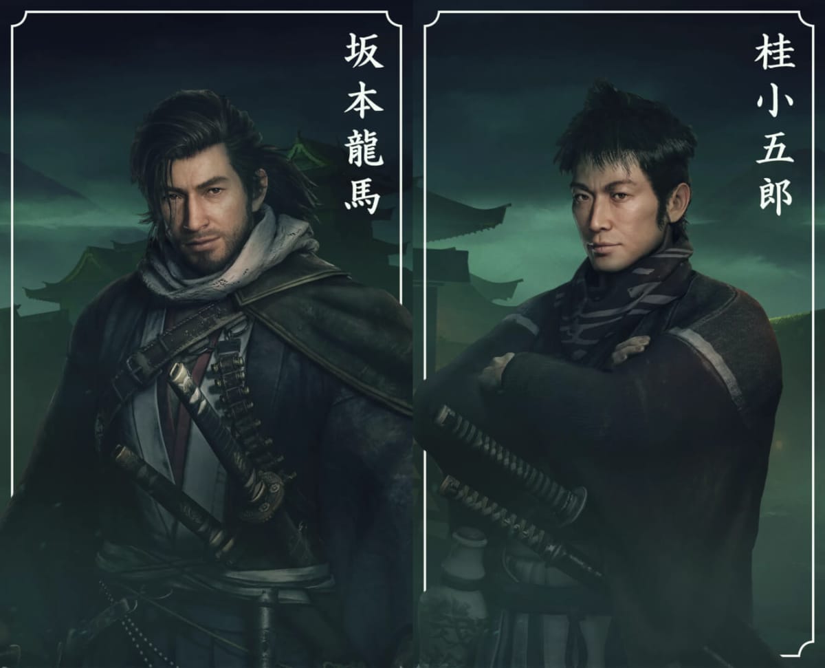 Ryoma Sakamoto and Kogoro Katsura of the Tobaku faction in Rise of the Ronin