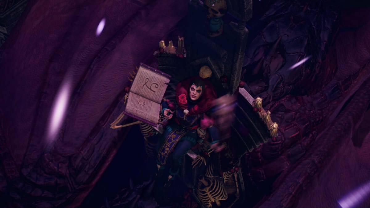 An aerial view of new Legendary Lord Elspeth von Draken in the Total War: Warhammer 3 Thrones of Decay DLC