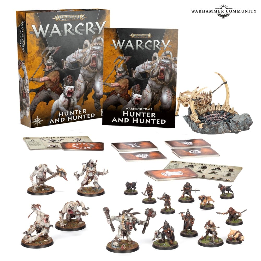 An image of Warcry Hunter And Hunted Box contents