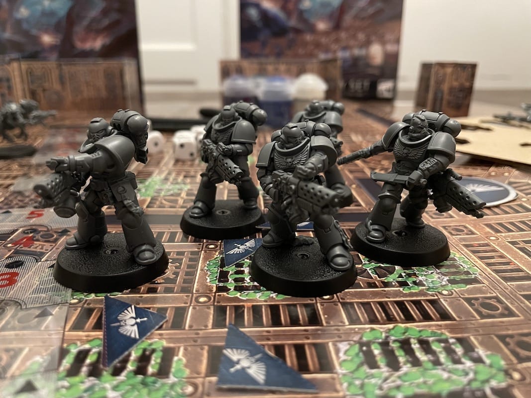 Warhammer 40K Introductory Set Review Space Marines, unpainted