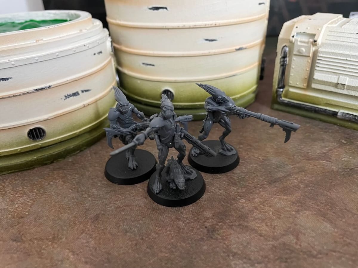 The Kroot Carnivores from the Kroot Hunting Pack