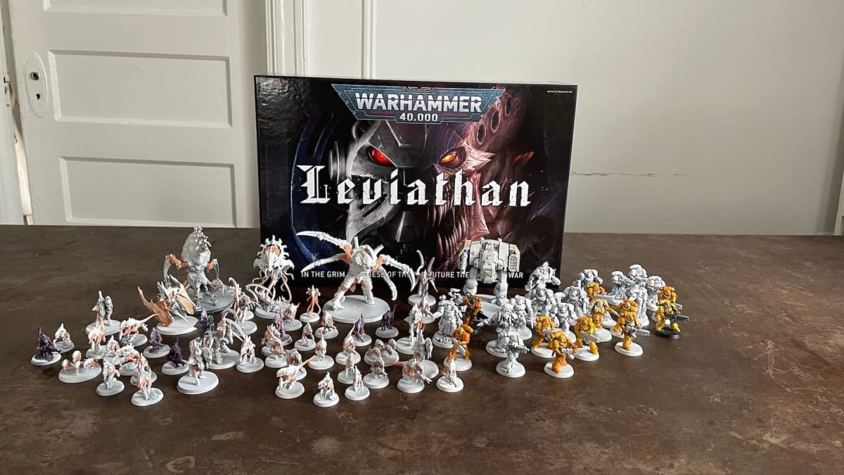 An image from our Best of 2023 - Tabletop Game awards showcasing the Warhammer 40K Leviathan box set