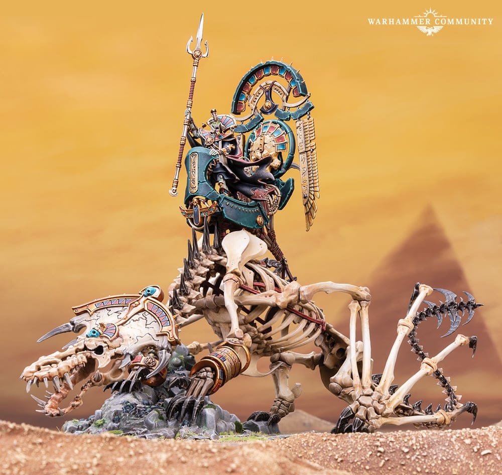 Warhammer: The Old World Review photo of a painted Draconolith