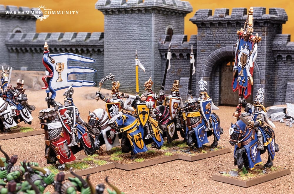 Warhammer: The Old World Review photo of a painted group of knights