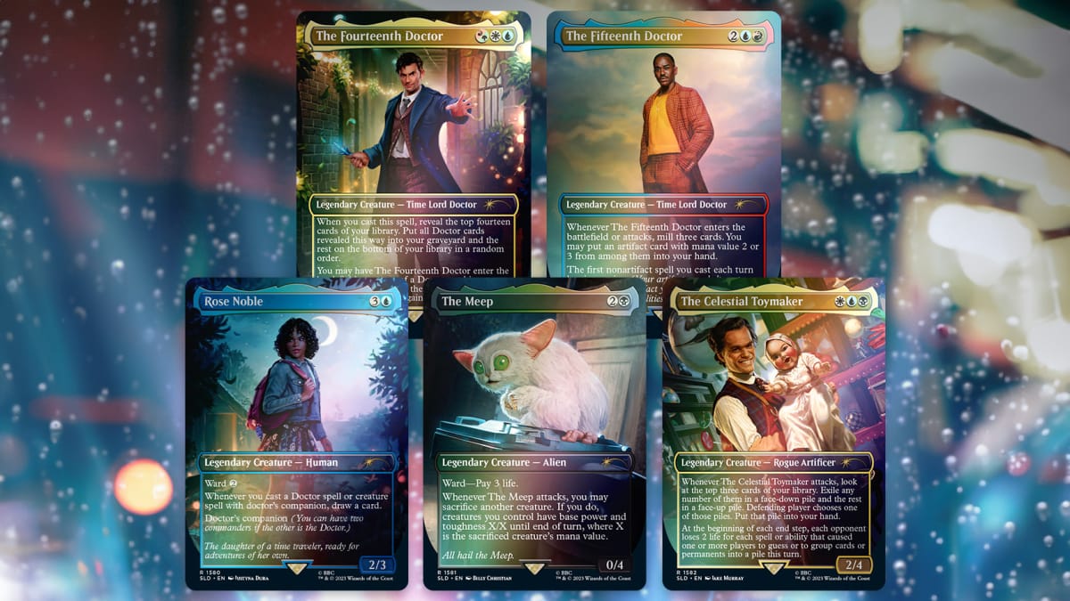 Wizards of the Coast Magic Doctor Who Cards
