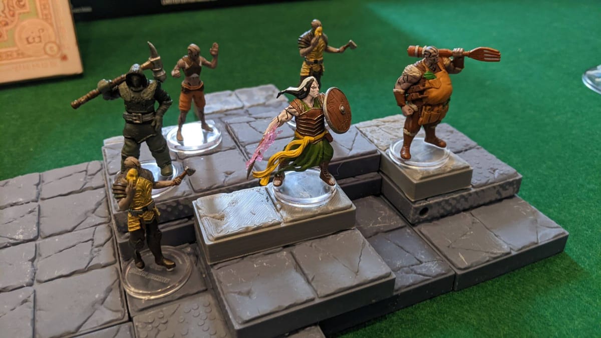 A larger group of Goliaths in Wizkids Bigby Presents Glory of the Giants