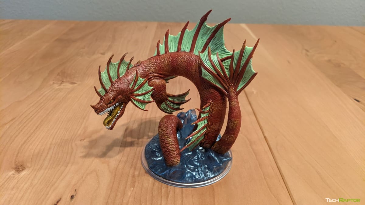 The Whirlwyrm enemy from Wizkids Planescape collection
