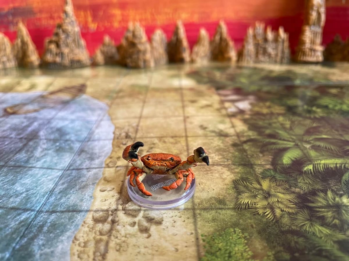 The Giant Crab miniature from Wizkids Seas and Shores is one of 